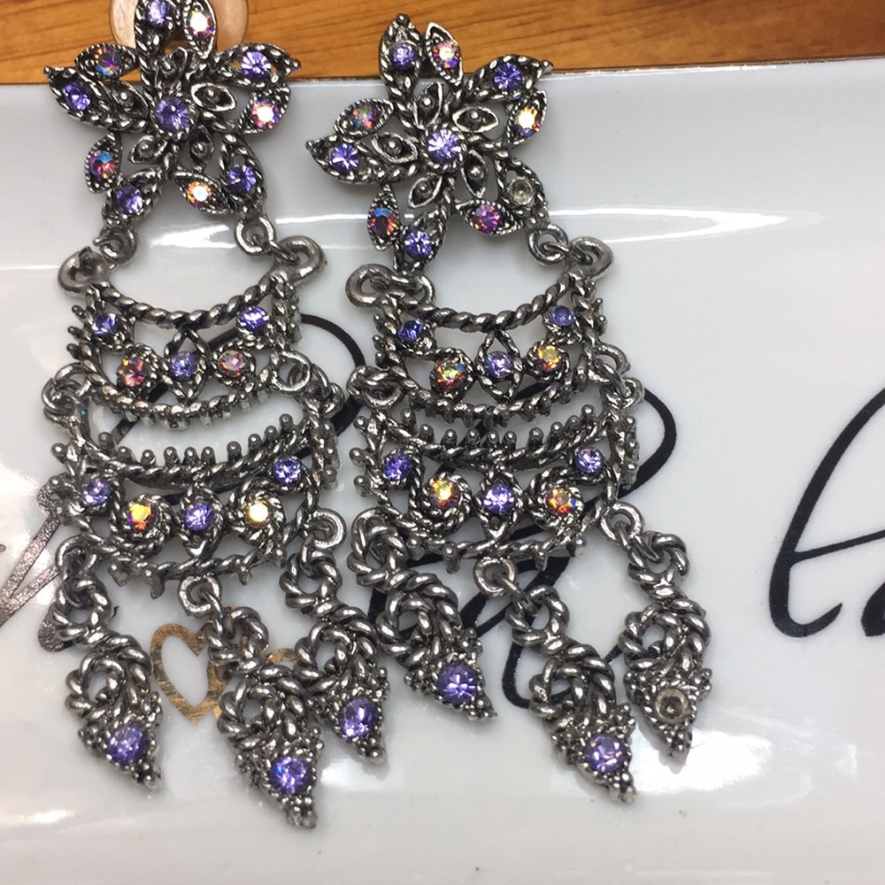 Stunning Swarovski Chandelier Earrings